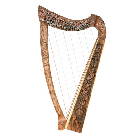 Celtic Walnut Heather Harp